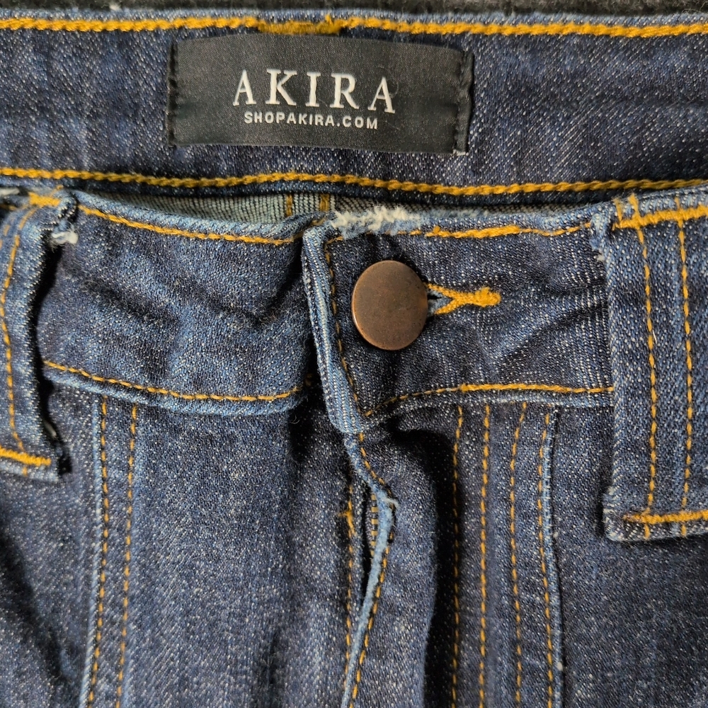 Akira Blue Cargo Jeans - Picture 3 of 9